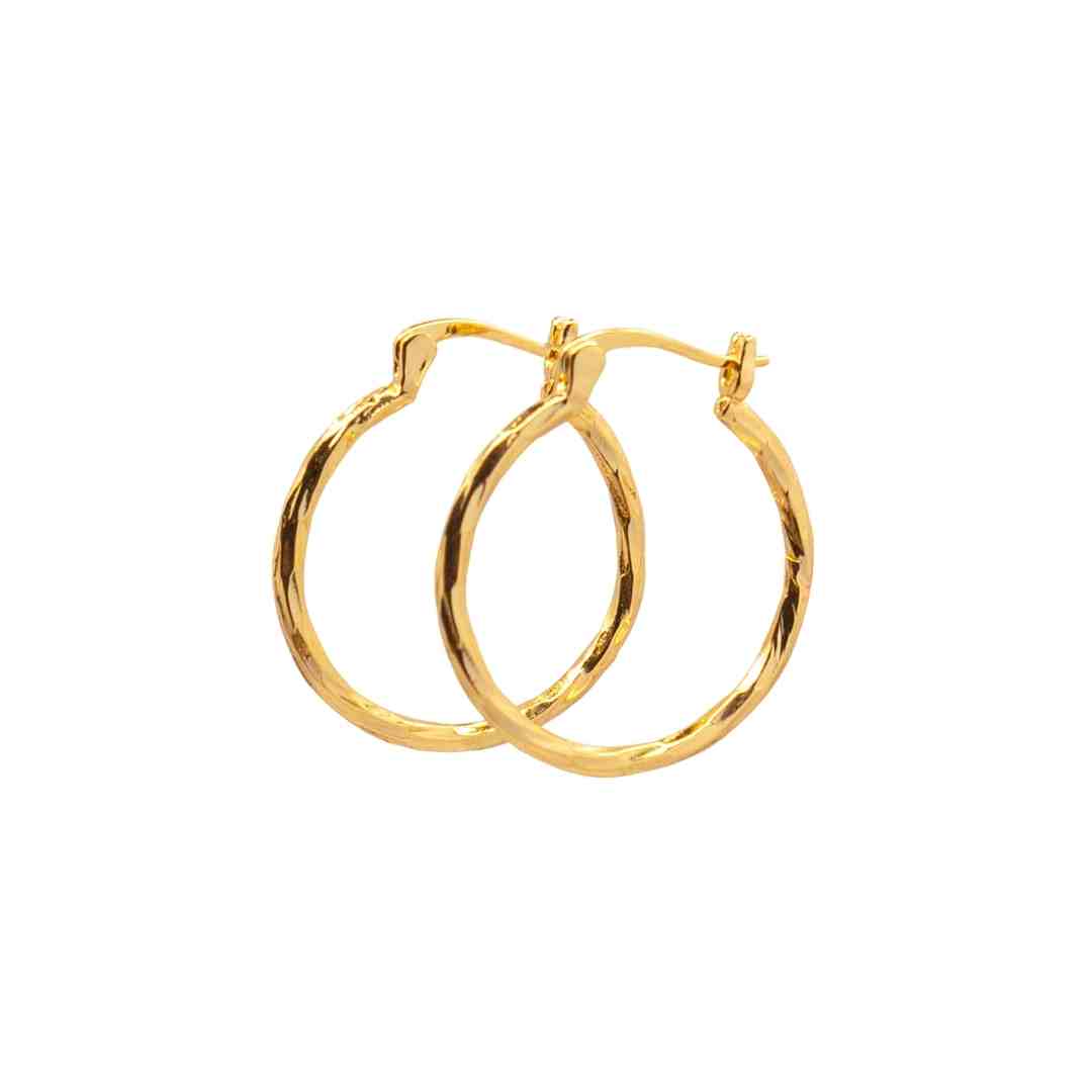 Gold Hoop Earrings Women's Jewellery Silver Secrets ™