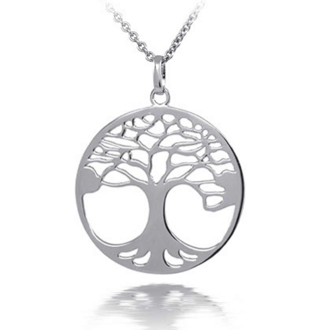 Sterling Silver New Tree of Life Necklace