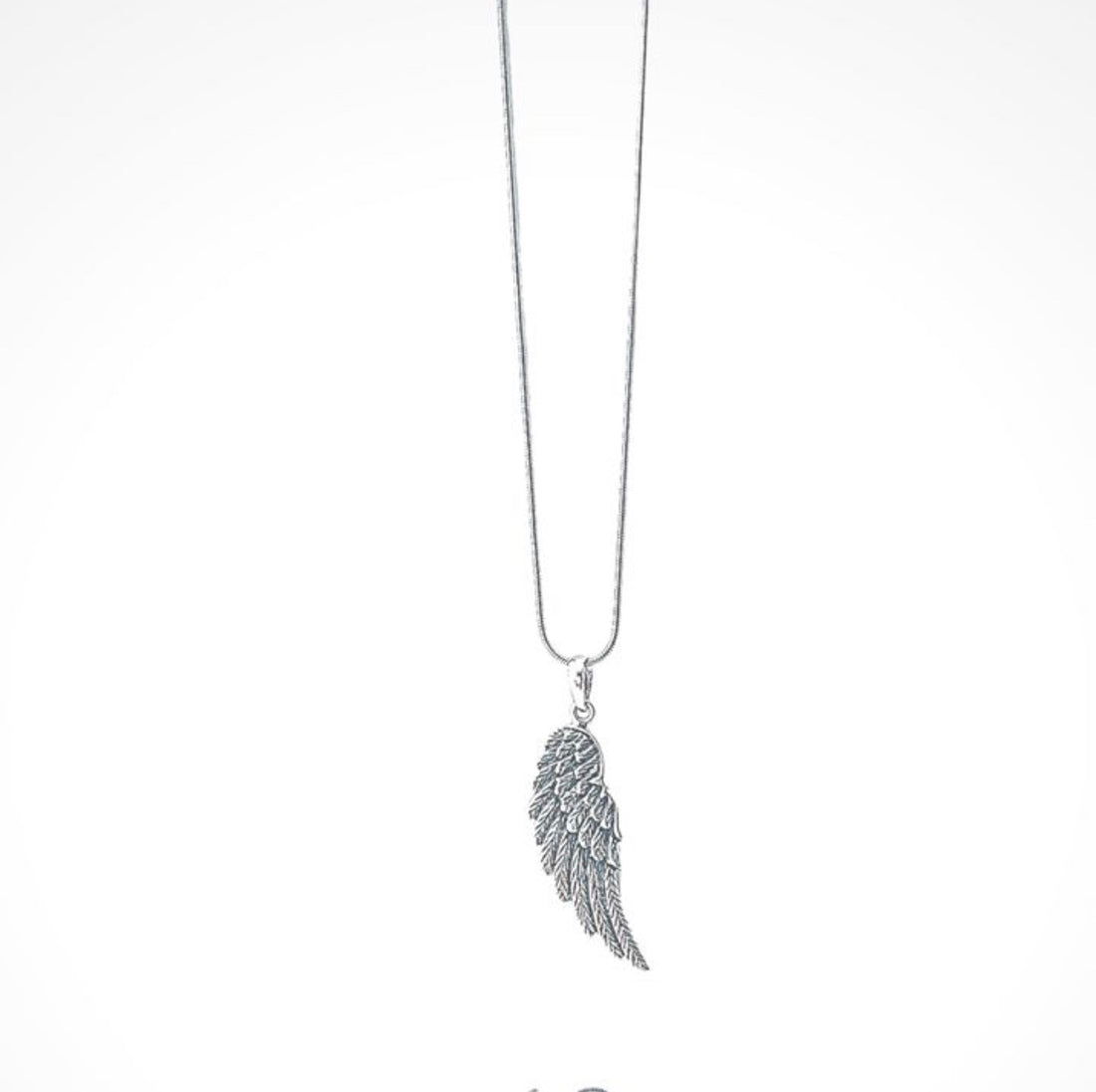 Sterling Silver Angel Wing Necklace