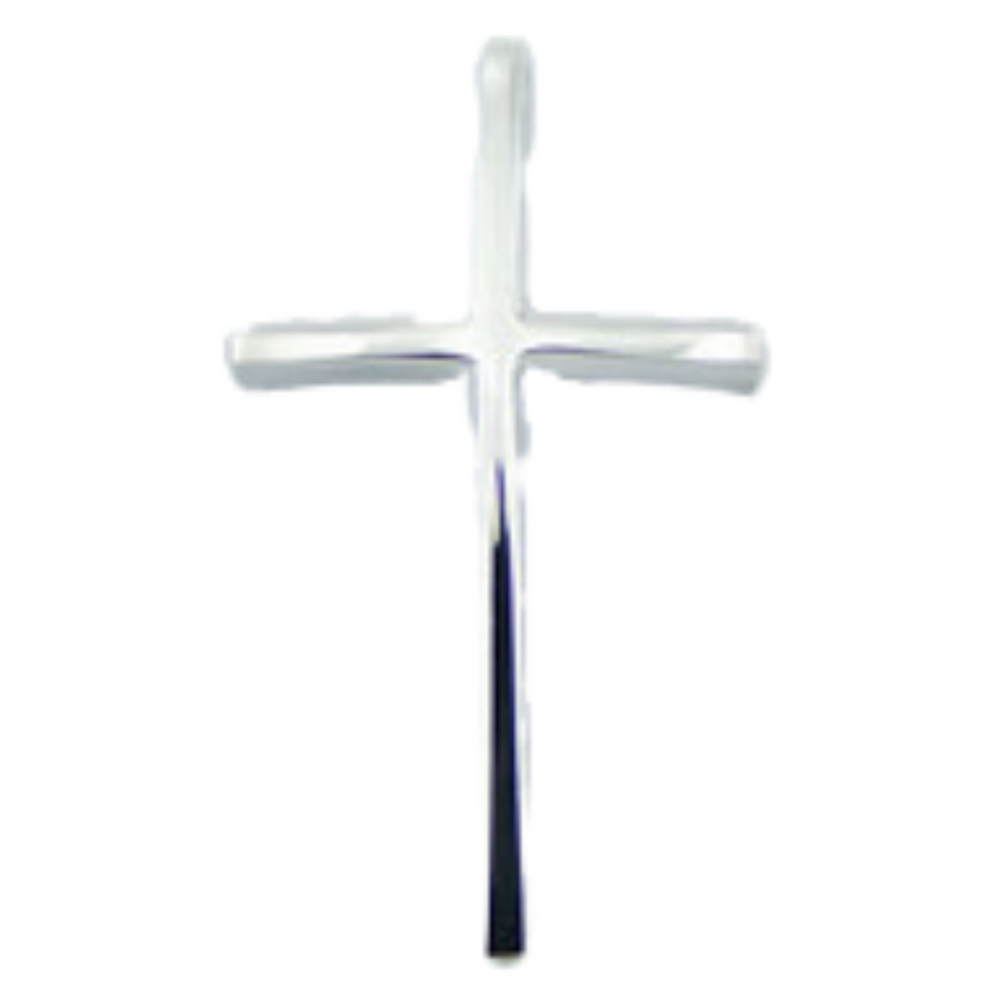 Sterling Silver Slender Cross Necklace